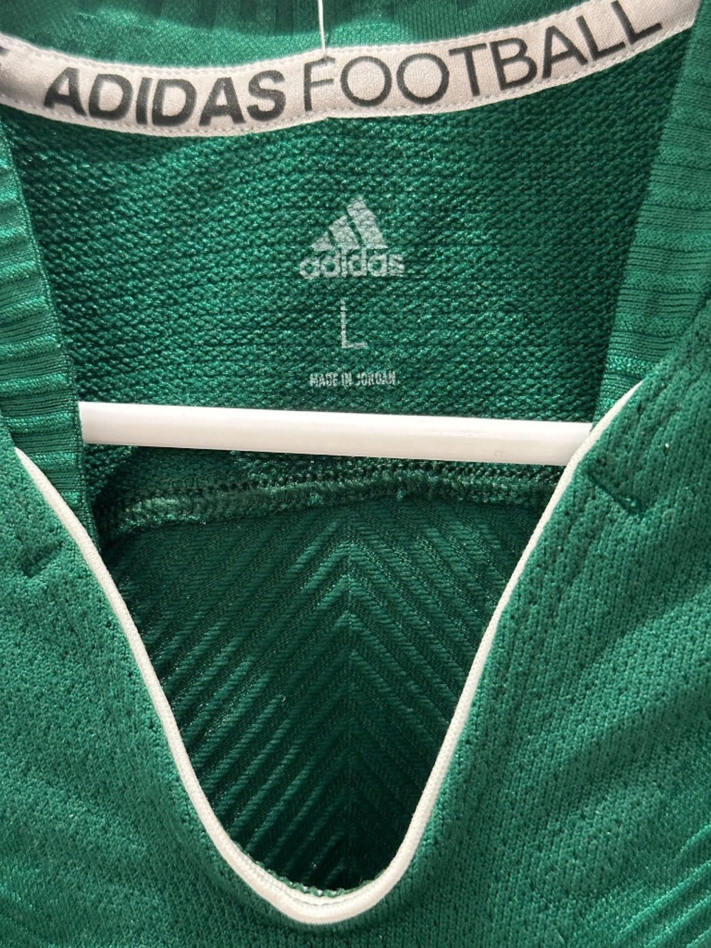 Adidas Techfit Primeknit Football Jersey Men's L Green Compression Fit NWOT - Picture 3 of 5